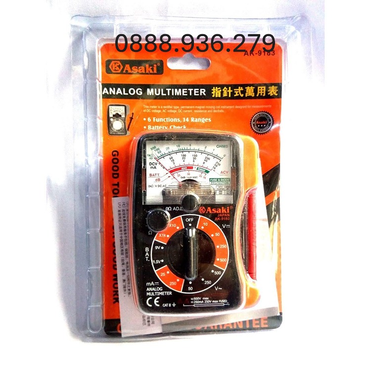 Đồng hồ vạn năng Asaki AK-9183 giá rẻ