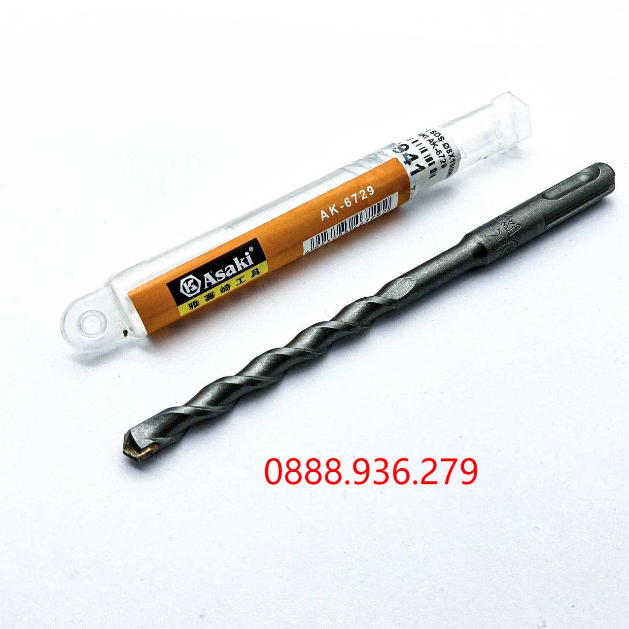 Mũi khoan Asaki AK-6729 bao bì
