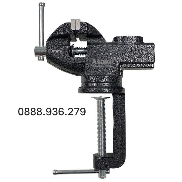 Ê tô mini mâm xoay Asaki AK-6875 chính hãng