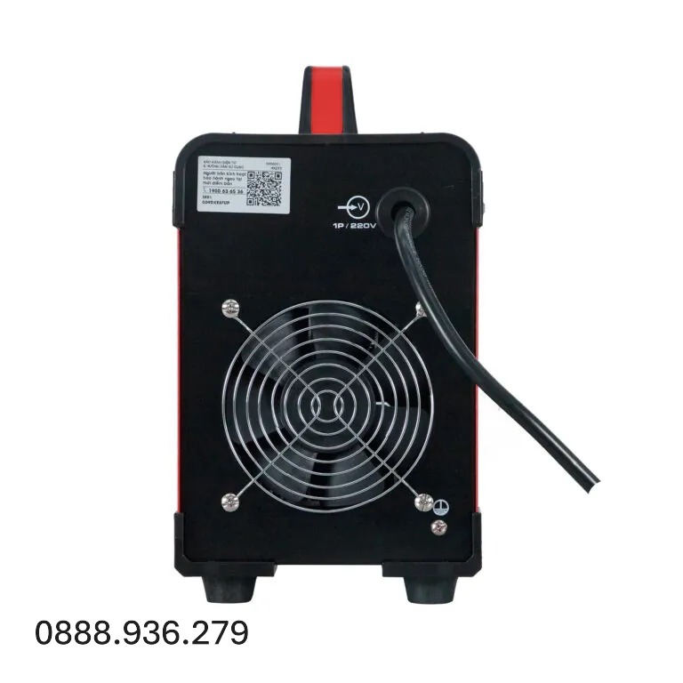 Máy hàn Hồng Ký Eco 215A – hiệu suất 85%, hàn que 2.6–4.0mm, tiết kiệm điện