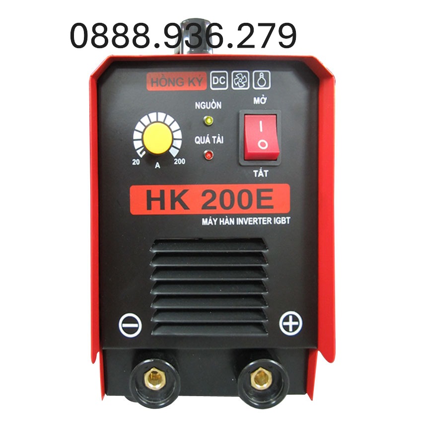 Máy hàn Hồng Ký HK 200E thiết kế gọn nhẹ