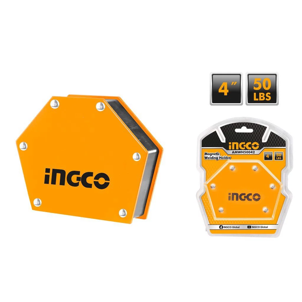 Ke góc nam châm lục giác INGCO AMWH50042 hỗ trợ nhiều góc