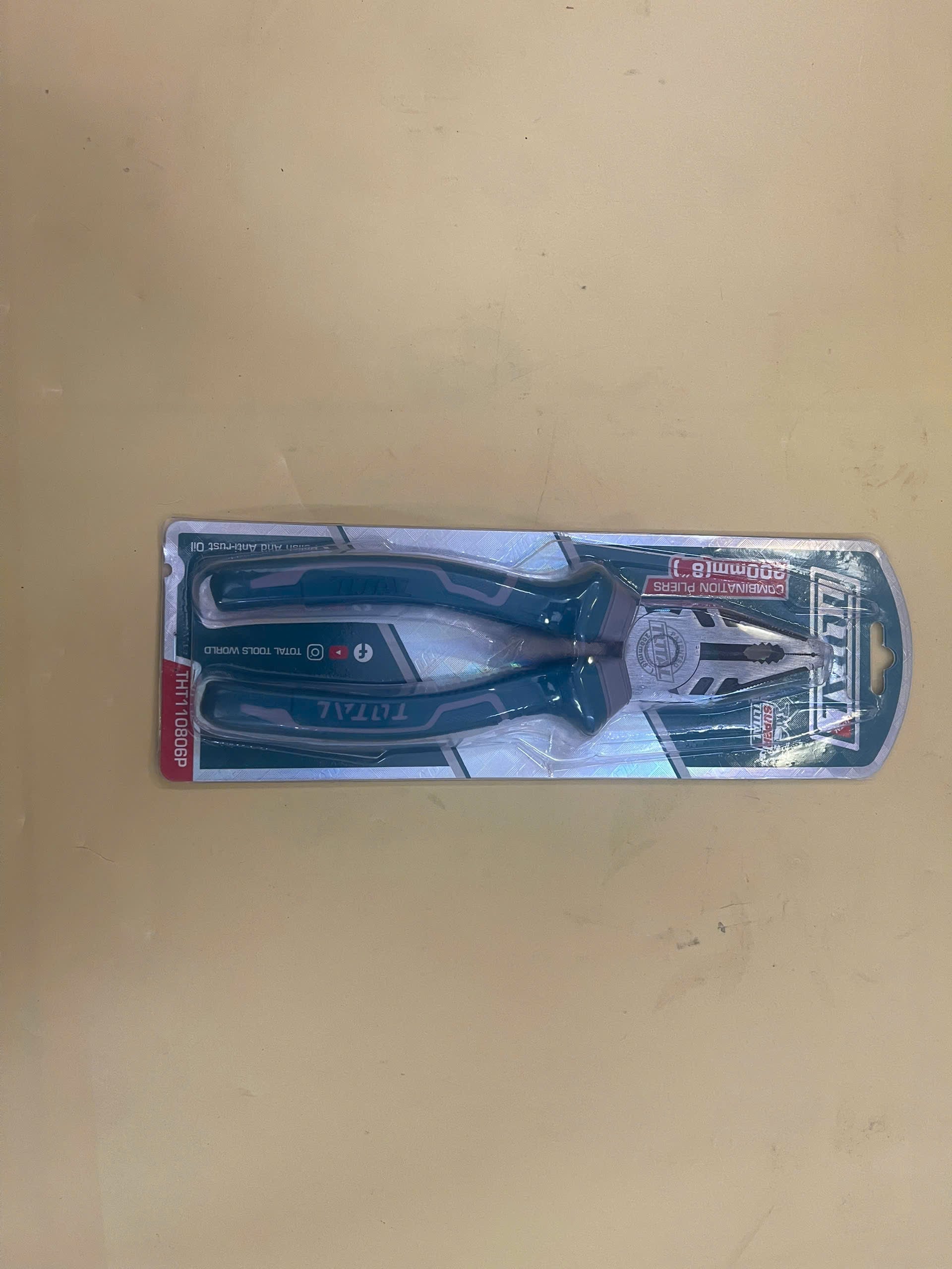 Kềm răng Total THT110806P 8 inch chất lượng cao kìm răng 200mm