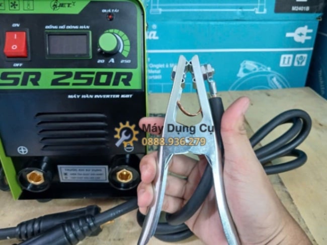 Kẹp mát đi kèm máy hàn que JET-SR250R