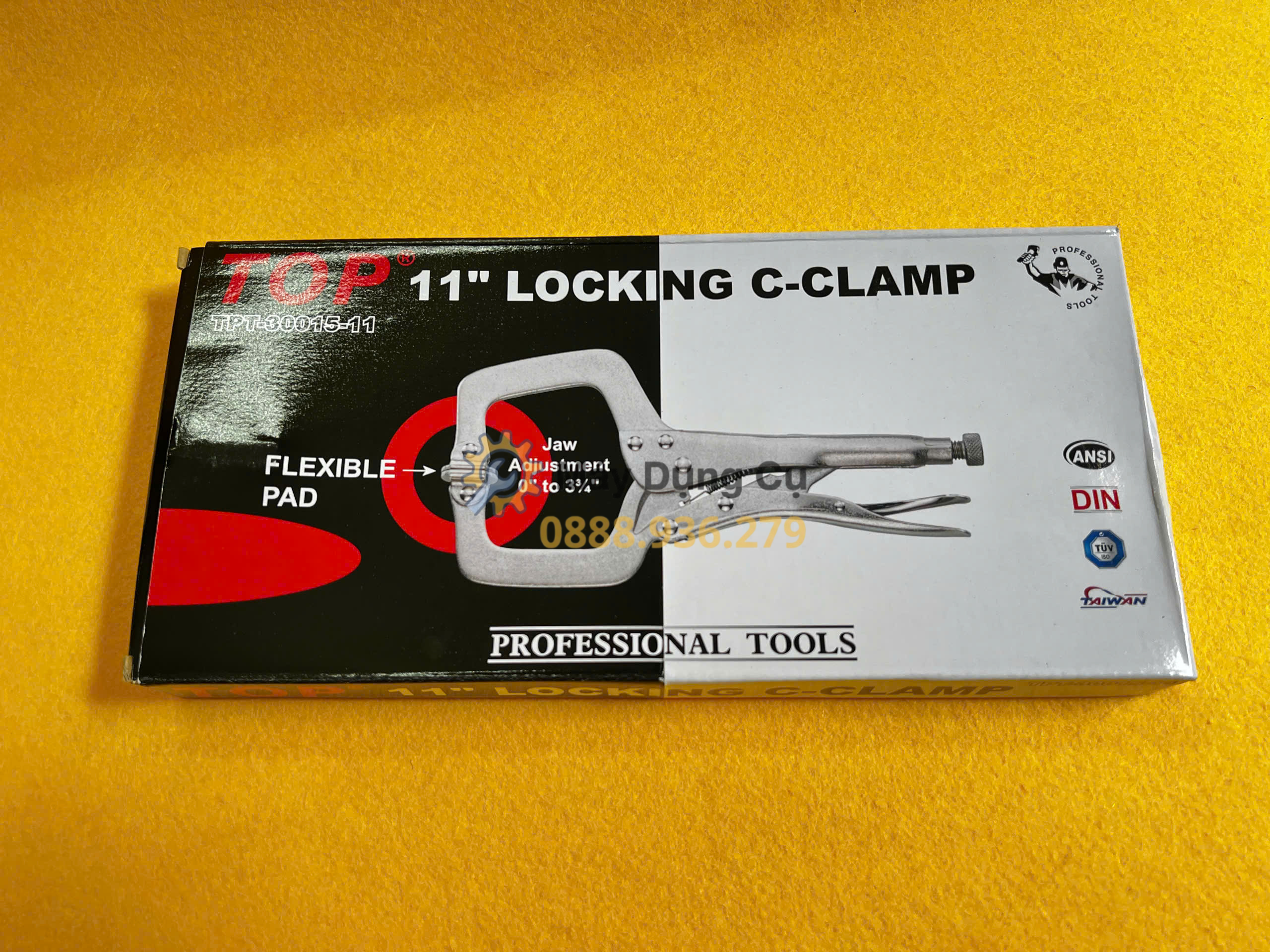 Kìm bấm chữ C TOP 11 inch TPT-30015-11 dùng cơ khí