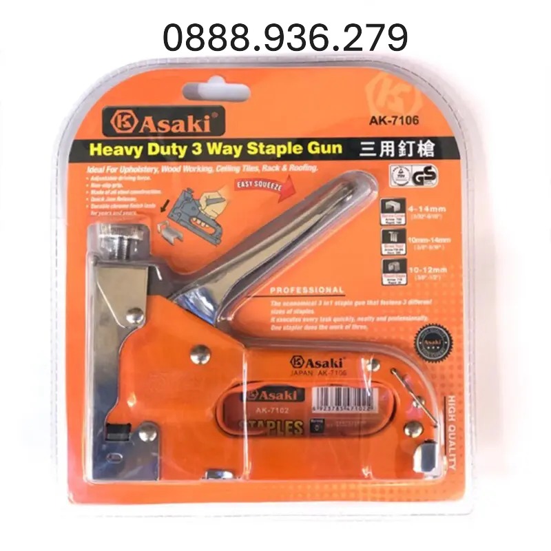 Kìm bấm ghim Asaki AK-7106 bền bỉ