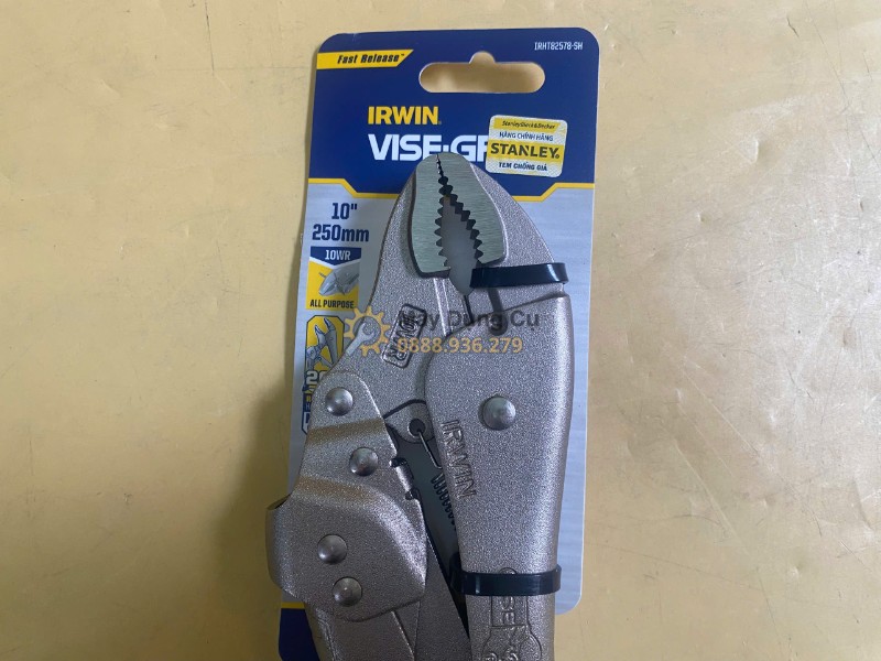 Kìm chết IRWIN Vise-Grip 10T 250mm lực kẹp mạnh