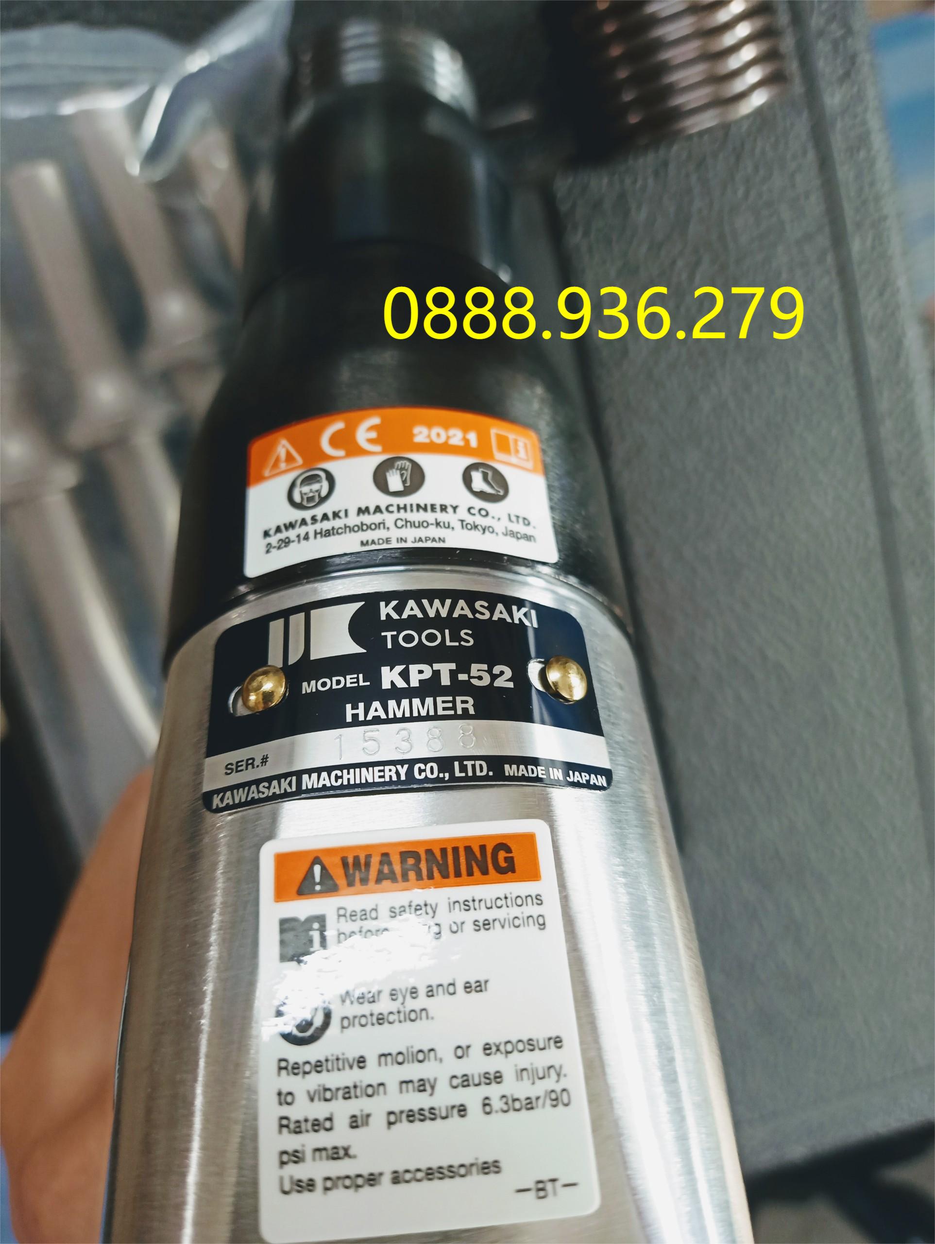 Búa đục khí nén Kawasaki KPT-52K Nhật Bản