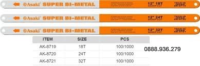 Lưỡi cưa cao cấp Asaki AK-8720 bền bỉ và sắc bén