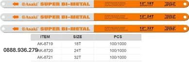 Lưỡi cưa Asaki AK-8721 BI-METAL siêu bền
