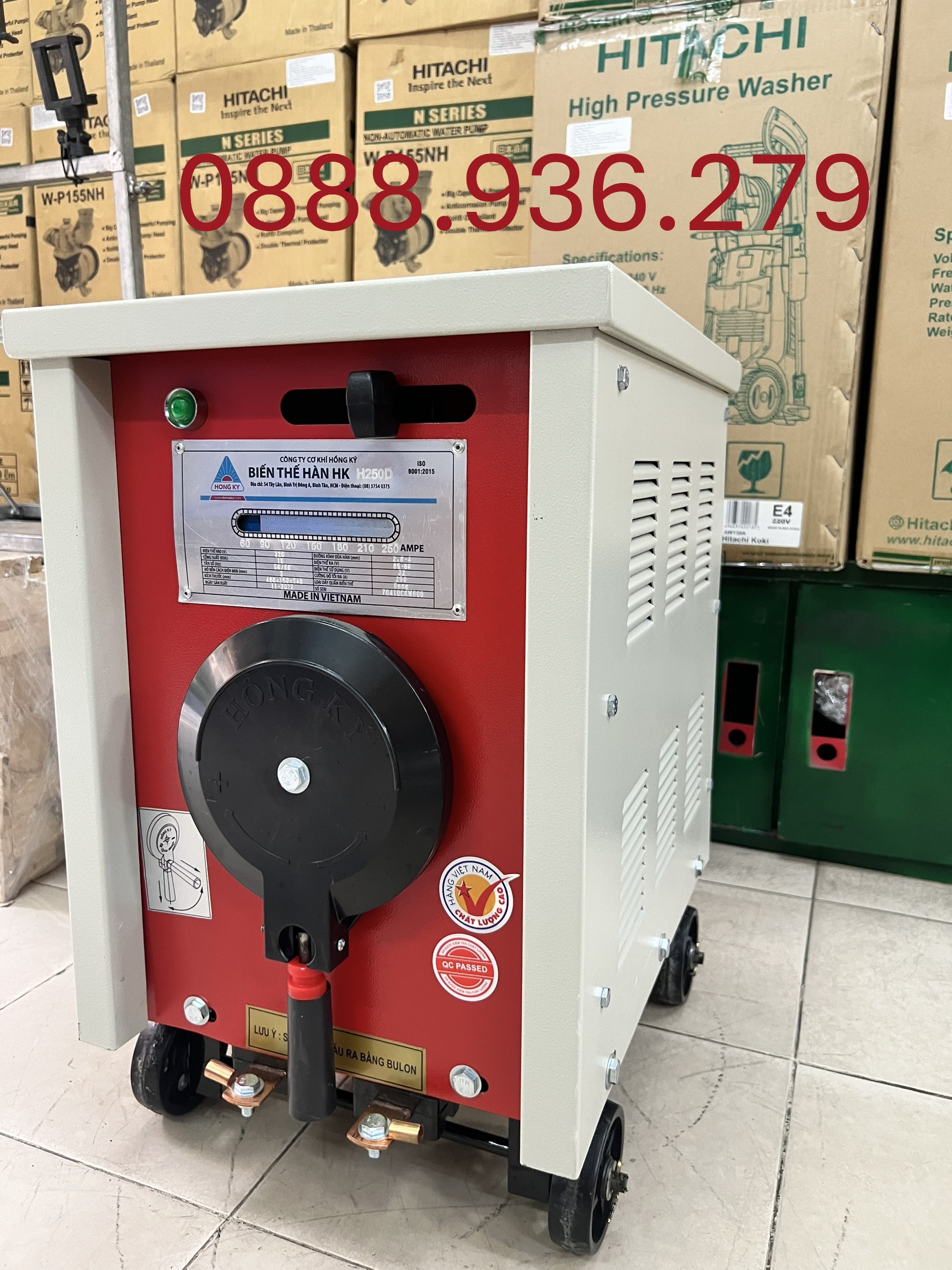 Máy hàn Hồng Ký HK-H250D công suất mạnh mẽ