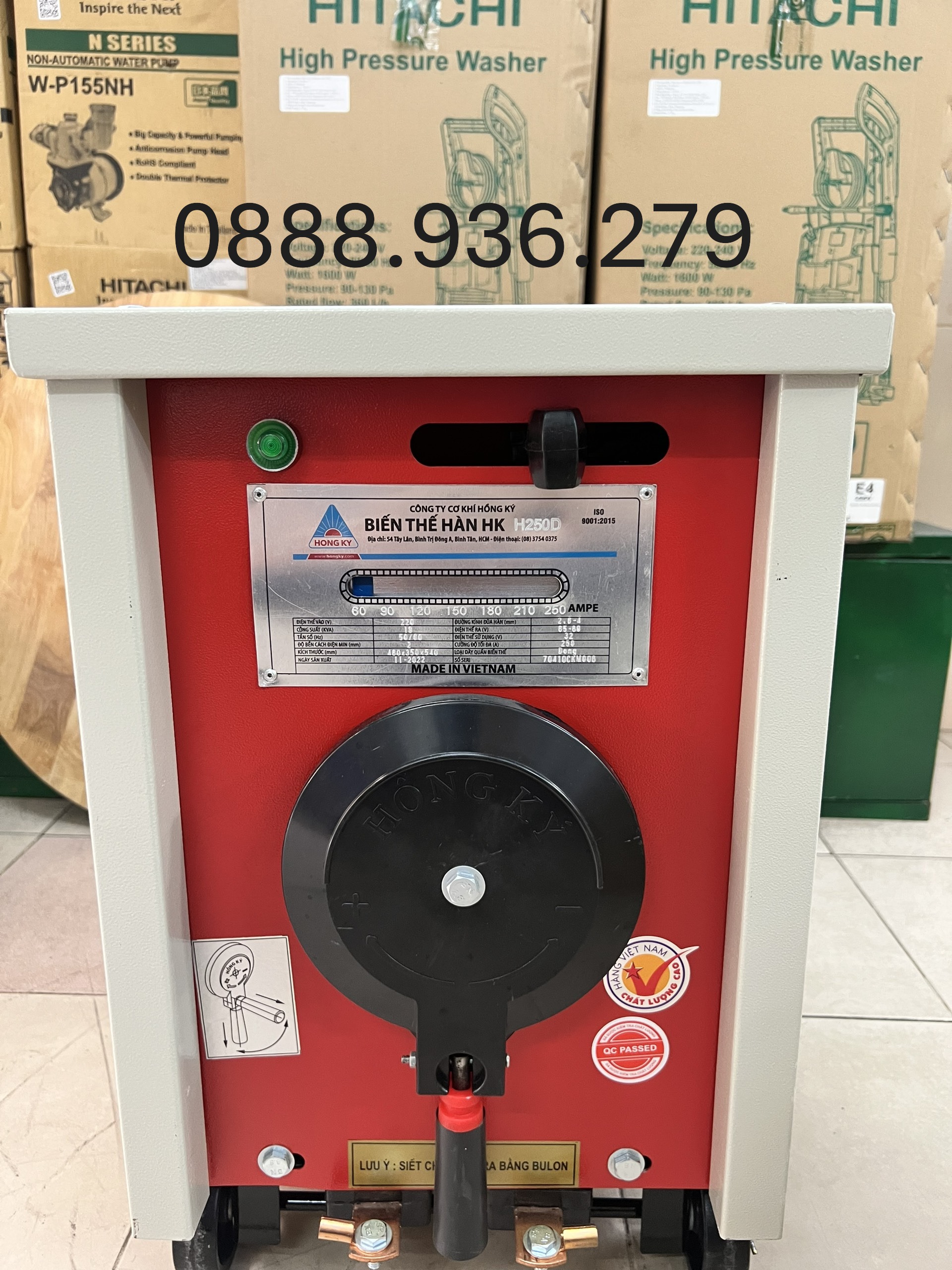 Máy biến thế hàn Hồng Ký HK-H250D