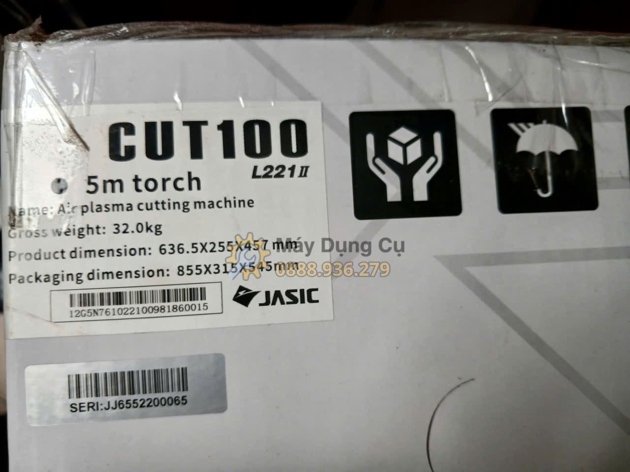 Máy cắt kim loại Plasma Jasic CUT100 L221 II JET 20 chính hãng