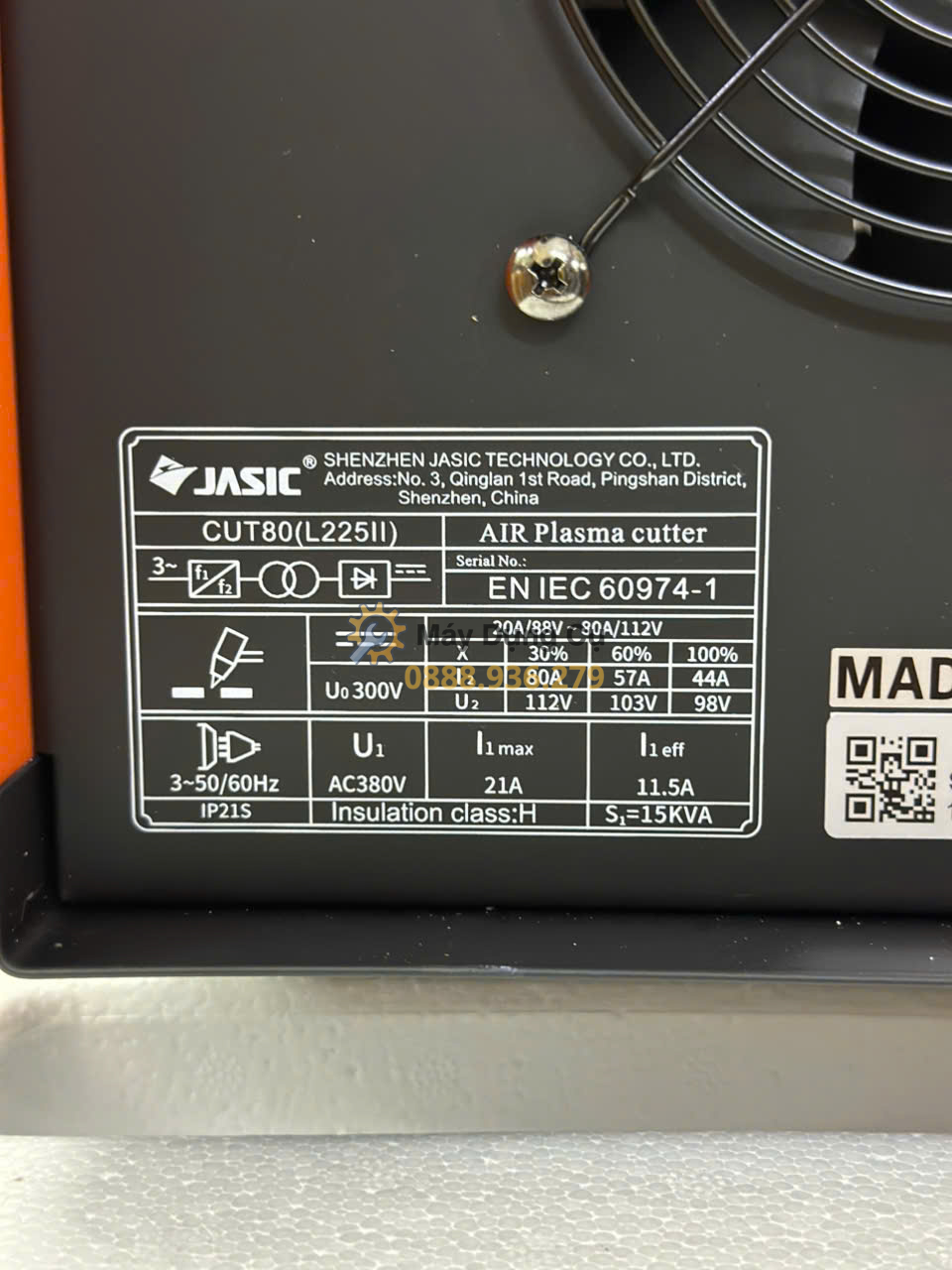 Máy cắt plasma Jasic CUT80 L225 II cắt sắt thép hiệu quả