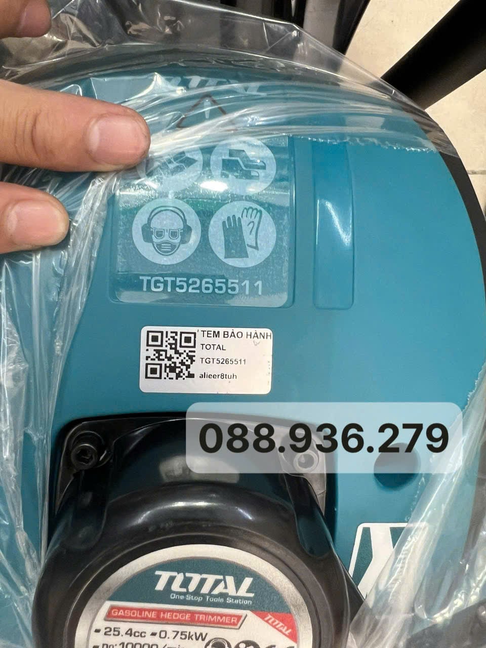 Thông số kỹ thuật – Máy cắt tỉa hàng rào xăng Total TGT5265511 25.4cc