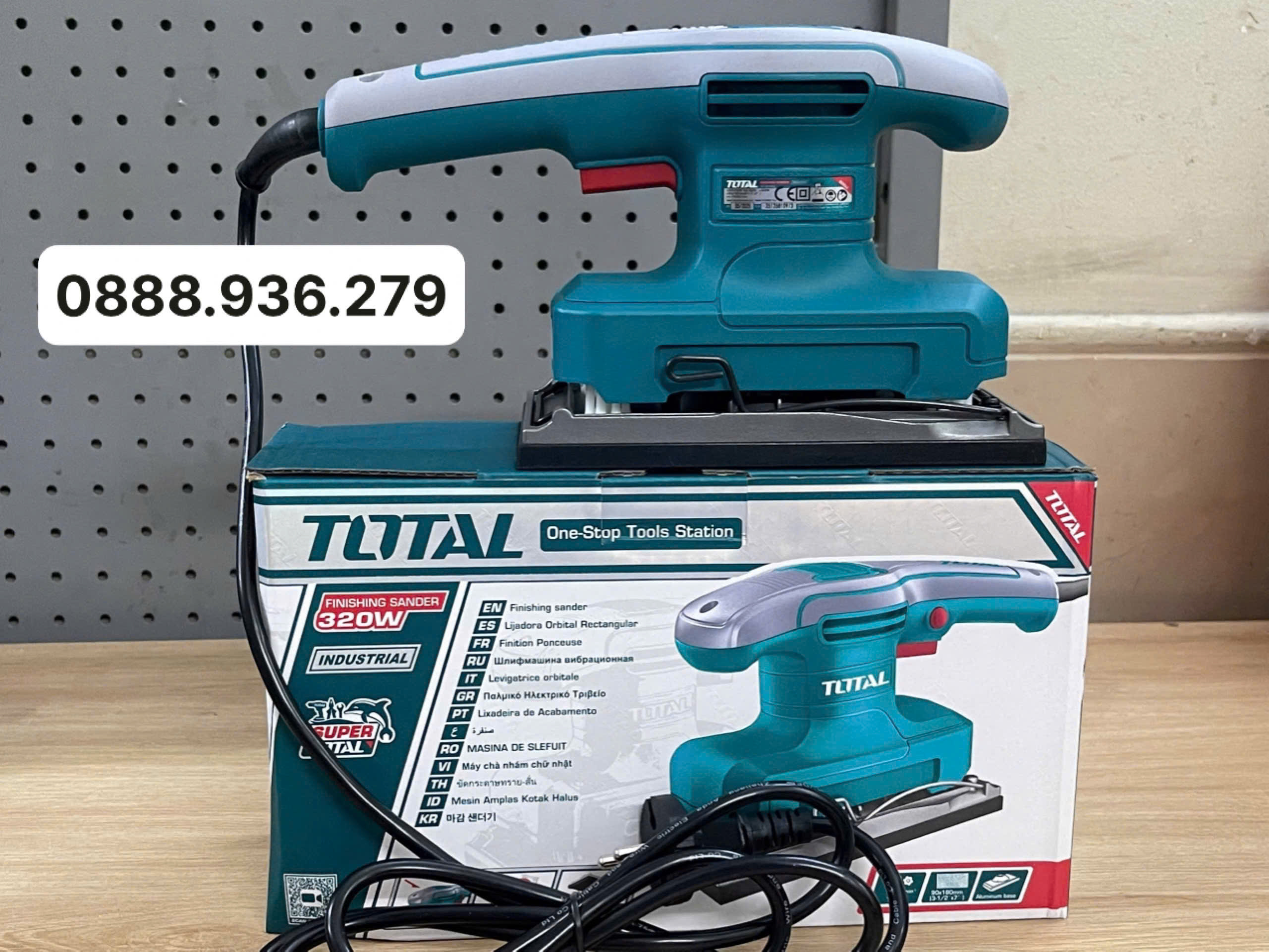 Máy chà nhám chữ nhật Total TF1301836 320W tốc độ 14000 vòng/phút Máy chà nhám chữ nhật Total TF1301836 320W tốc độ 14000 vòng/phút, máy chà nhám Total chính hãng