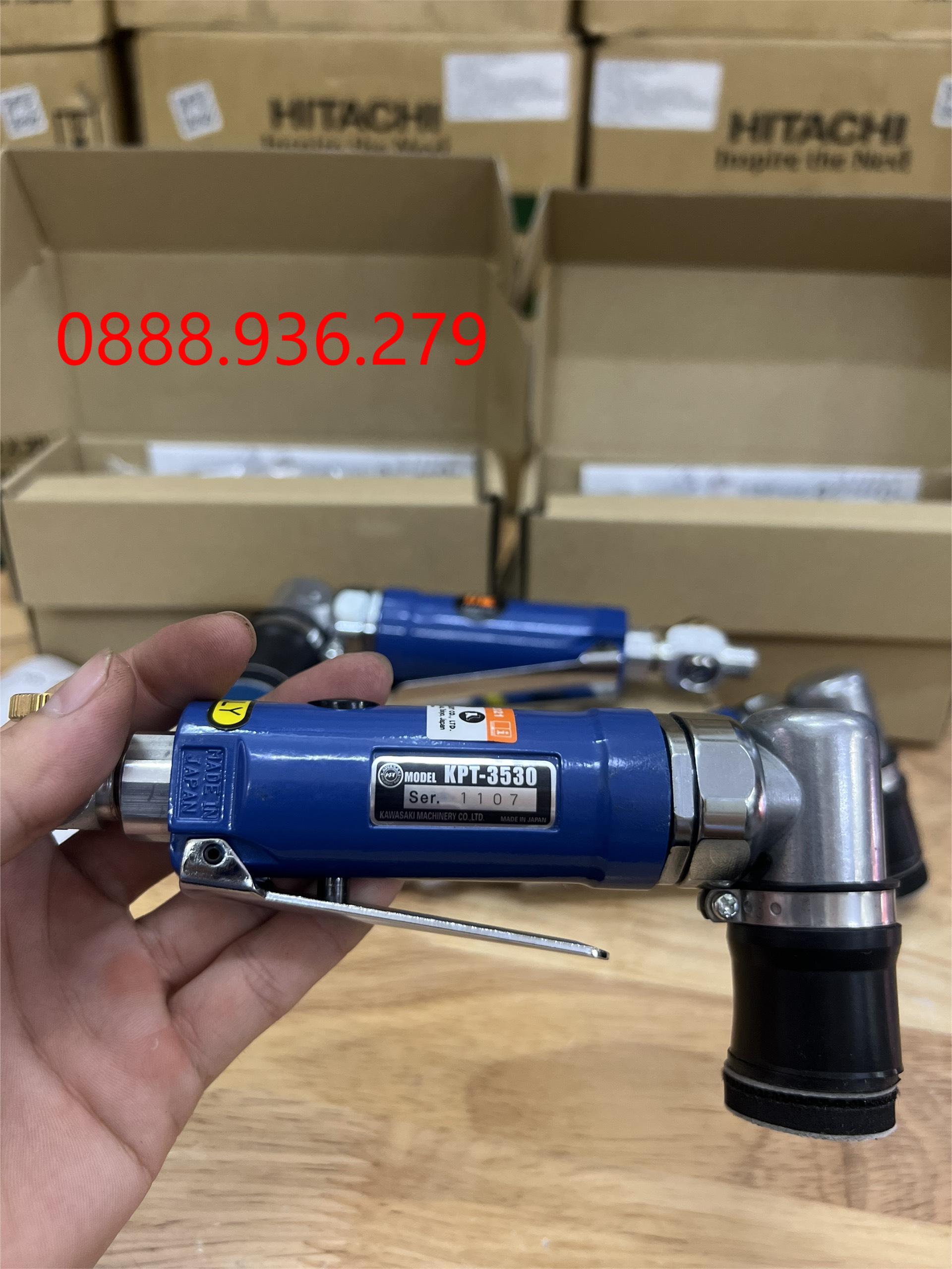 Máy chà nhám Kawasaki KPT-3530 - mặt hông