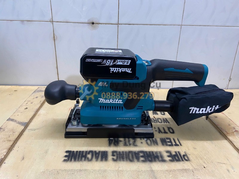 Máy Chà Nhám Dùng Pin 18V Makita DBO380RTJ full bộ