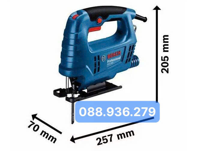 Kích thước máy Bosch GST 680