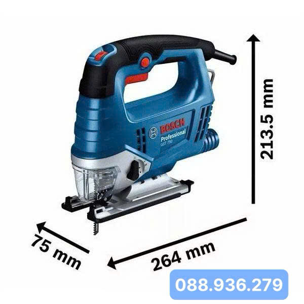 GST 750 – tay cầm chắc chắn, thao tác linh hoạt