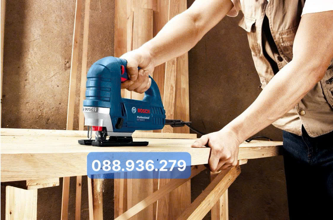 Chi tiết điều chỉnh tốc độ và cơ chế lắp lưỡi Bosch GST 8000E