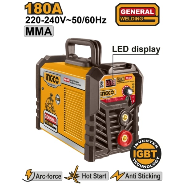 Máy hàn điện tử MMA 180A INGCO ING-MMA18028 chính hãng