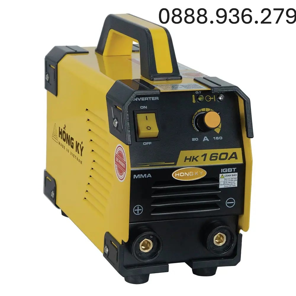 Máy hàn Hồng Ký HK 160A công nghệ Inverter tiết kiệm điện