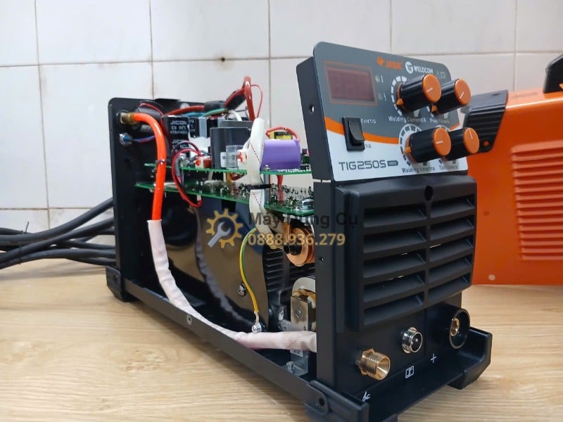 Máy hàn TIG nguội Jasic TIG250S W228 - bo mach va bang dieu khien