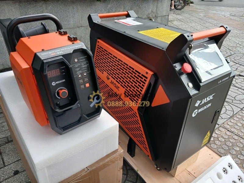 Máy hàn laser Jasic LS-15000F thế hệ 3 - kem bo cap day can canh