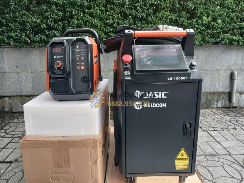 Máy hàn laser Jasic LS-15000F thế hệ 3 - than may va bo cap day