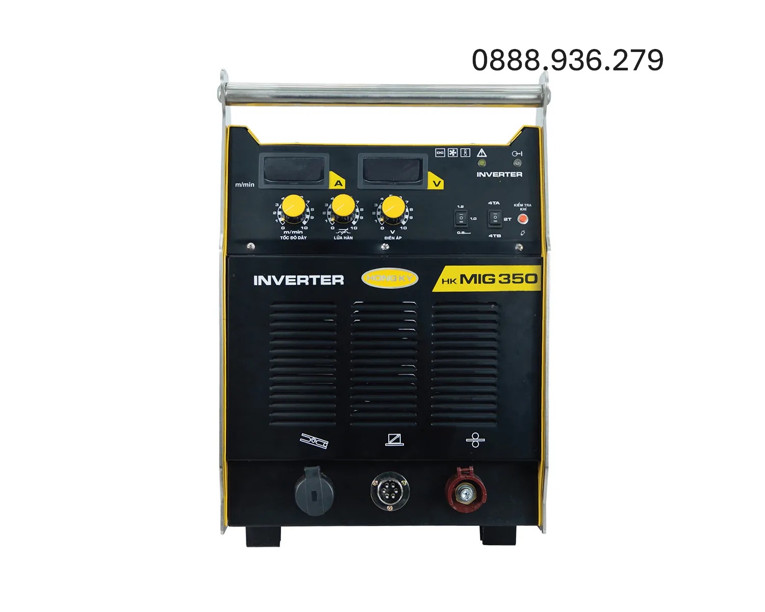 Hồng Ký HKMIG350 – MIG CO₂/Argon, CV 19–31.5V, OCV 70V – hàn kết cấu thép, đóng tàu