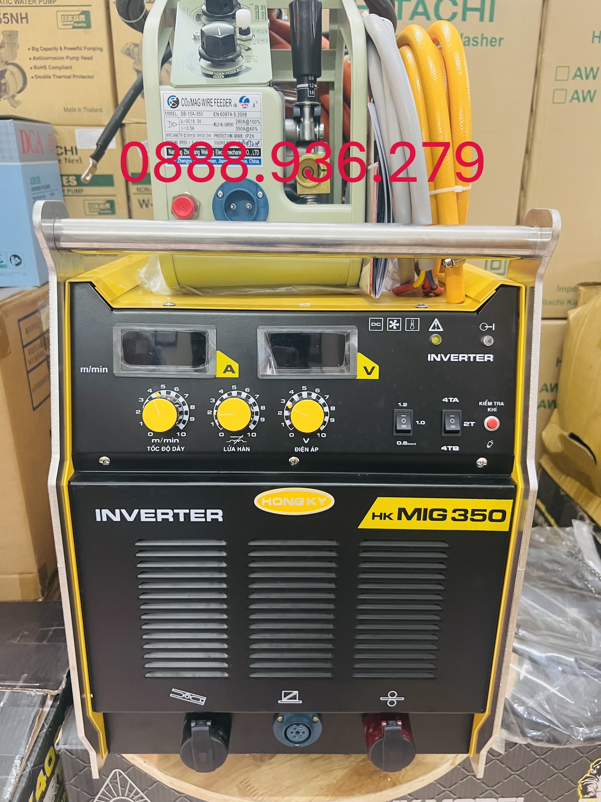 Máy hàn MIG Hồng Ký HK MIG 350 tiết kiệm điện