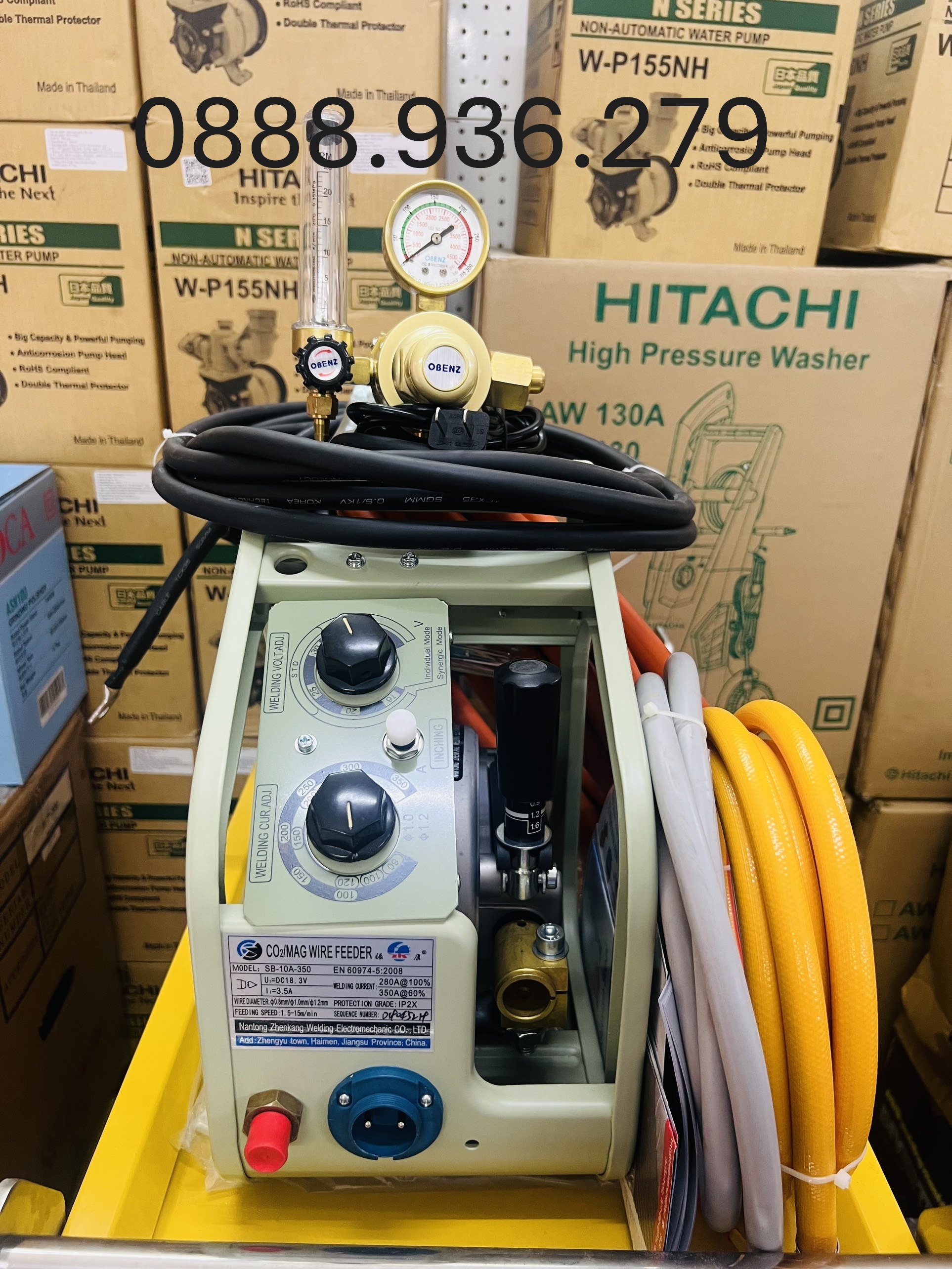 Máy hàn MIG Hồng Ký HK MIG 350 thiết kế gọn nhẹ