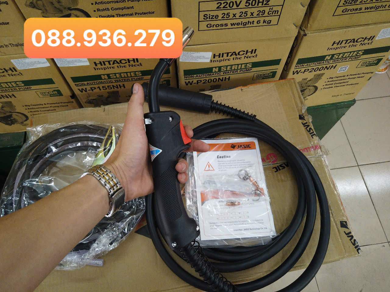 Máy Hàn MIG JASIC NB-250E – phụ kiện MIG tham khảo