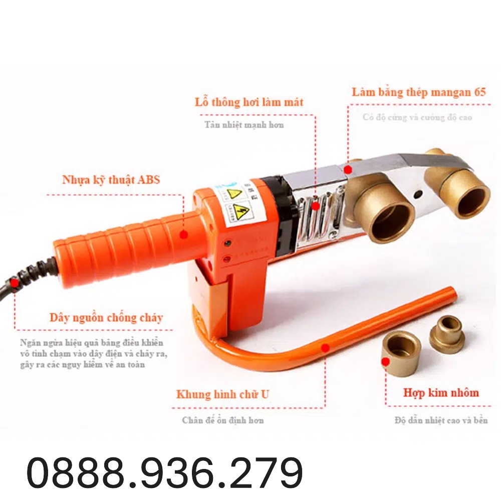 Máy hàn ống nhựa Asaki AK-9300 bền bỉ