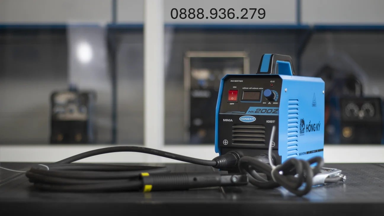 Máy hàn que Hồng Ký Eco 200A – HK200Z (2025) gọn nhẹ, tiết kiệm điện – tổng thể
