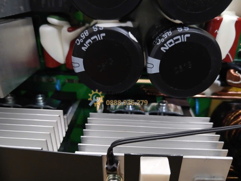 Máy hàn que Jasic ZX7-250E - capacitor va tan nhiet can canh