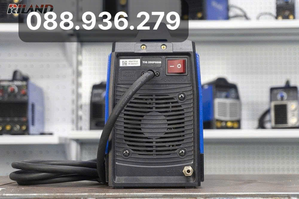Mặt sau Máy Hàn Riland TIG 250PGDM