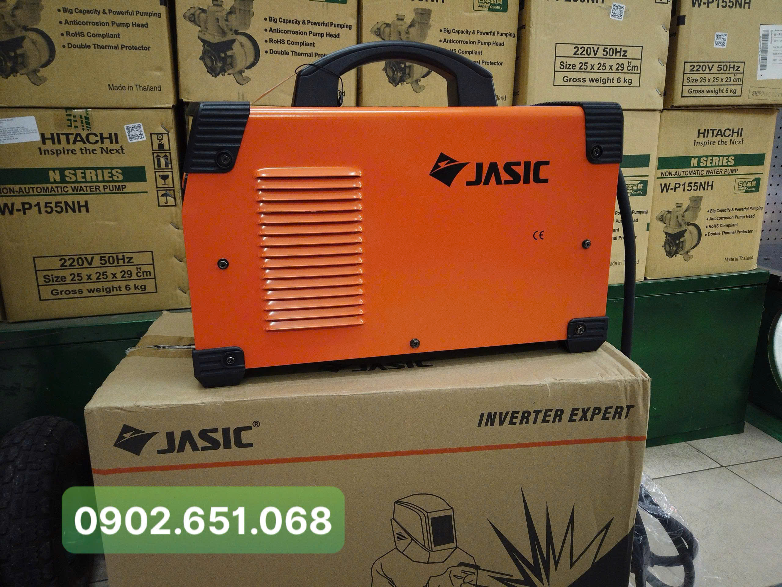 Jasic 250S W228 – Góc nghiêng thực tế