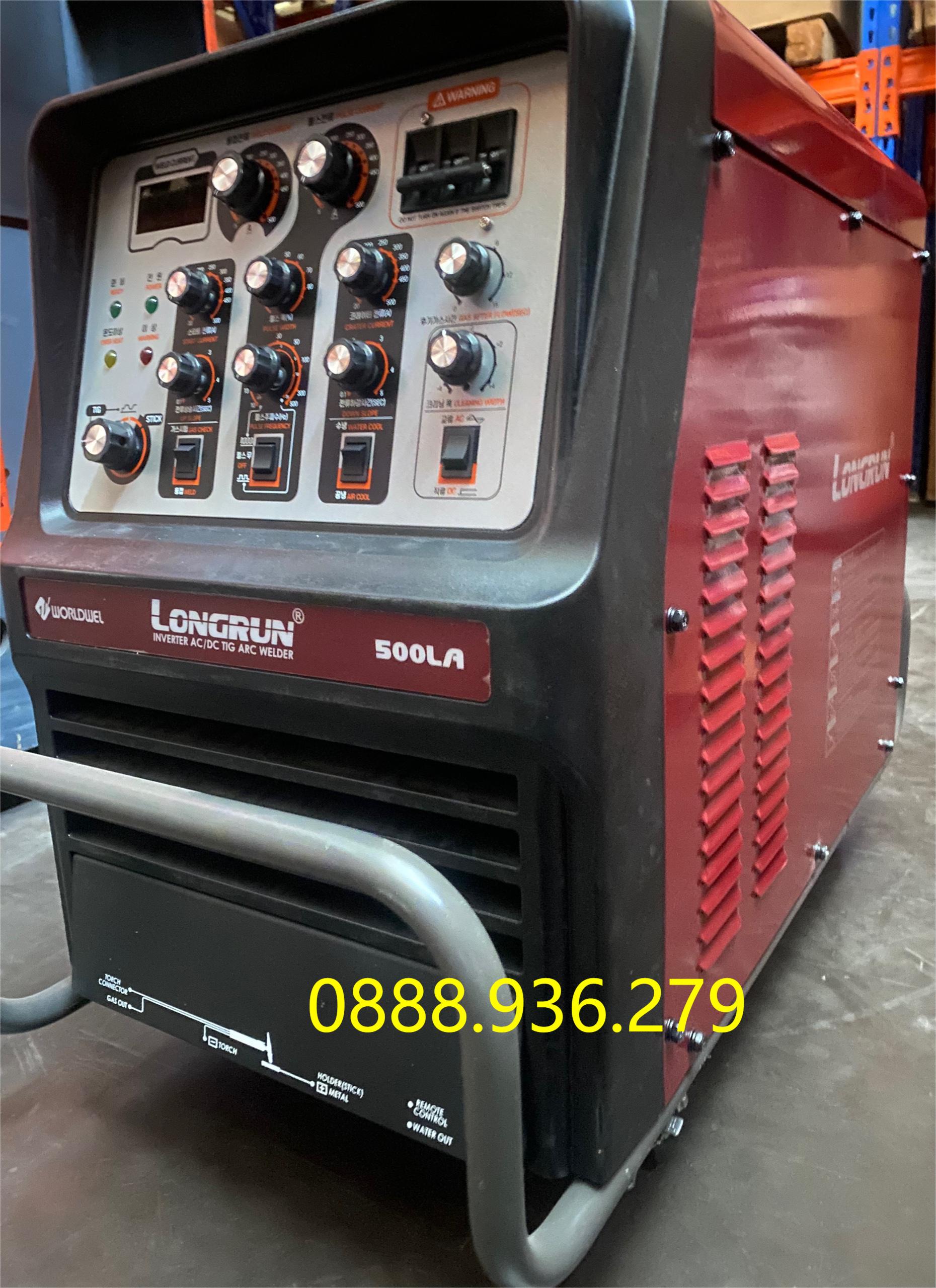 Máy Hàn Tig 500A Long Run 500LA - bảng điều khiển