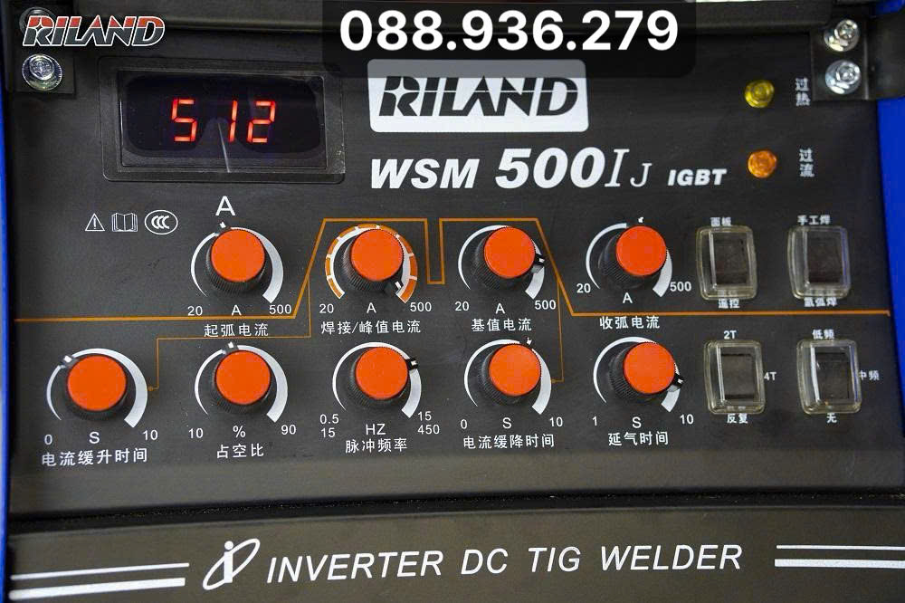Máy Hàn TIG Riland WSM 500IJ - Góc nhìn thực tế