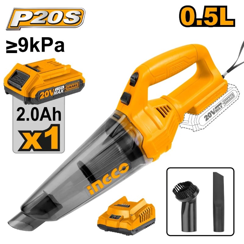 Máy hút bụi dùng pin 20V INGCO CVLI20126 chính hãng