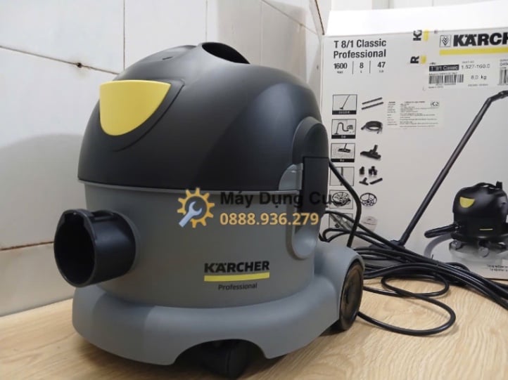 Máy hút bụi Karcher T 8/1 Classic góc bên trái