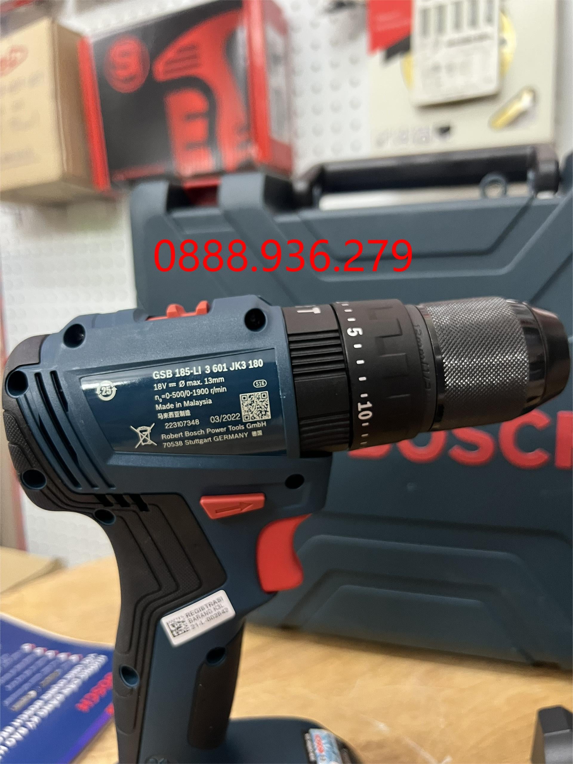 Máy khoan pin Bosch GSB 185-LI và máy vặn vít GDR 18V-215