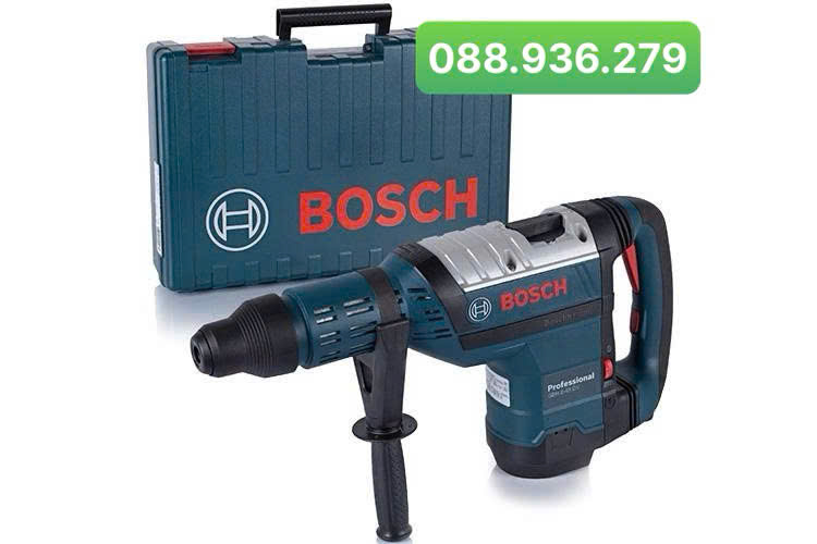 Bosch GBH 8-45 D fullbox – vali, tay cầm, thước chặn độ sâu