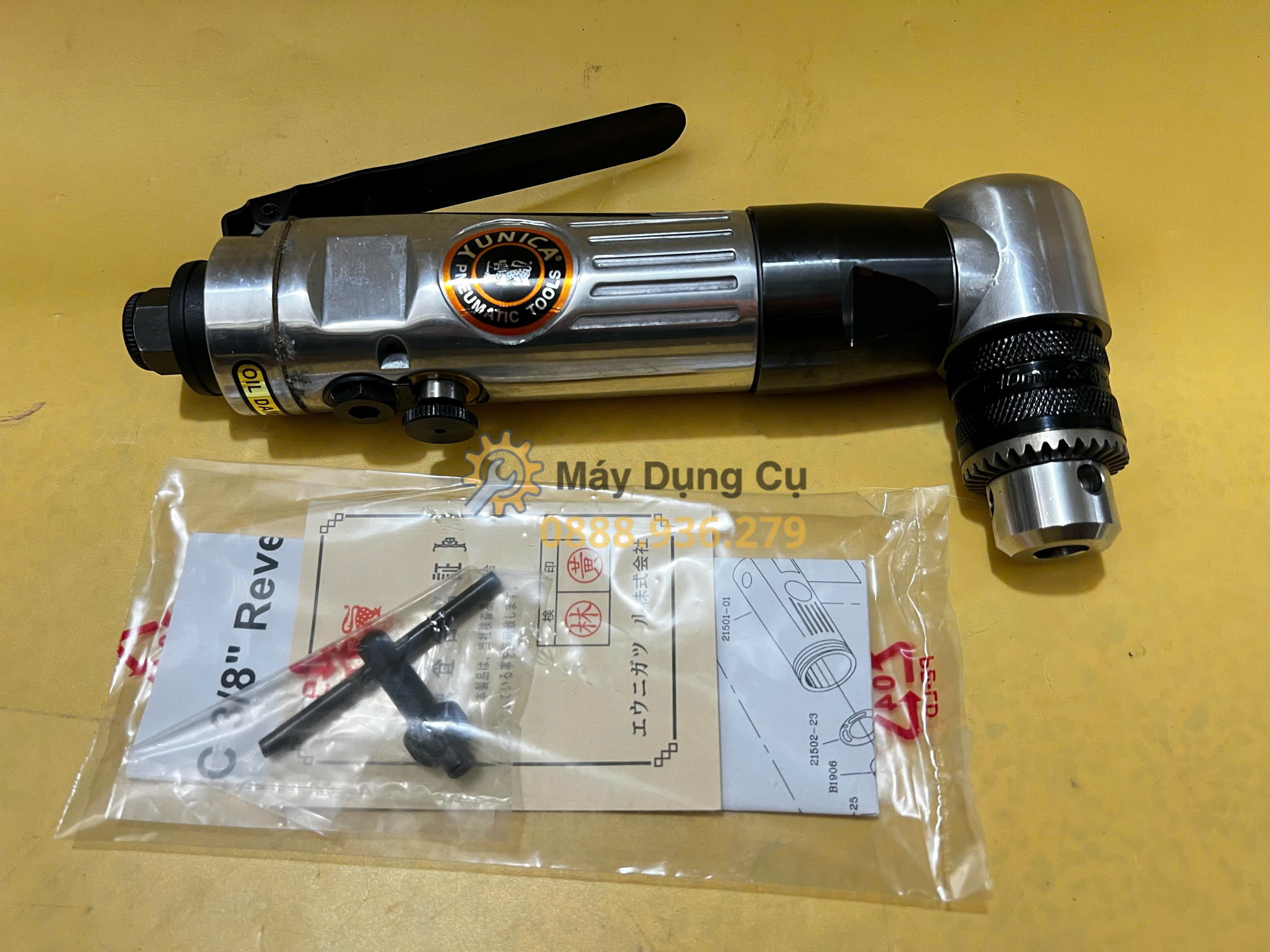 Máy khoan khí nén Yunica YRD-3007C góc vuông 90 độ chính hãng