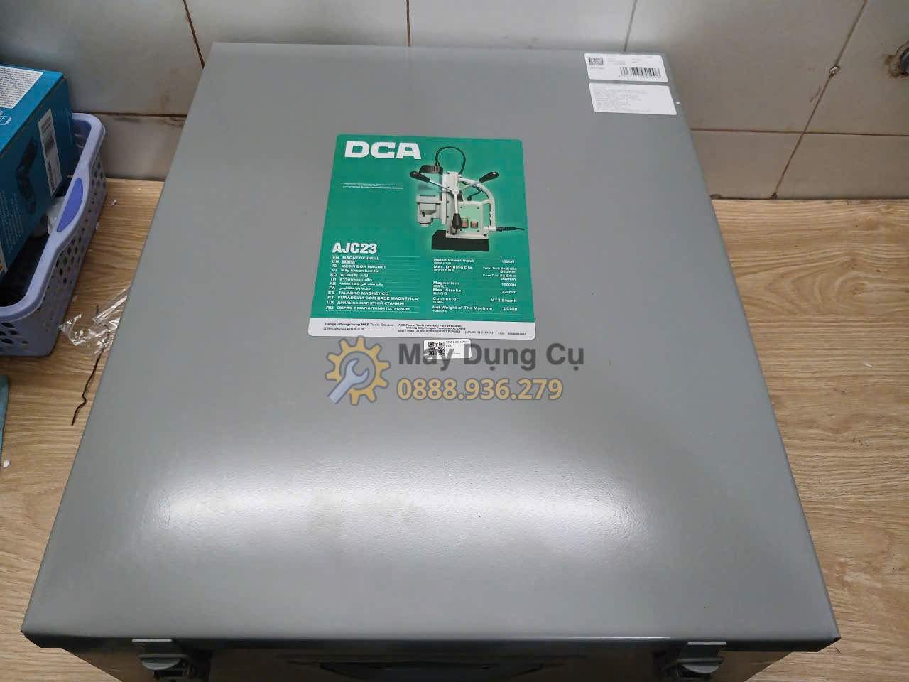 Máy khoan từ 1500W DCA AJC23 dùng cho gia công kết cấu thép