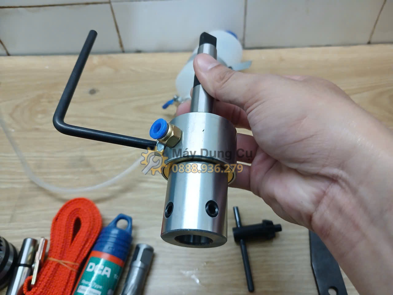 Máy khoan từ DCA AJC23 chính hãng cho xưởng kết cấu thép và cơ khí