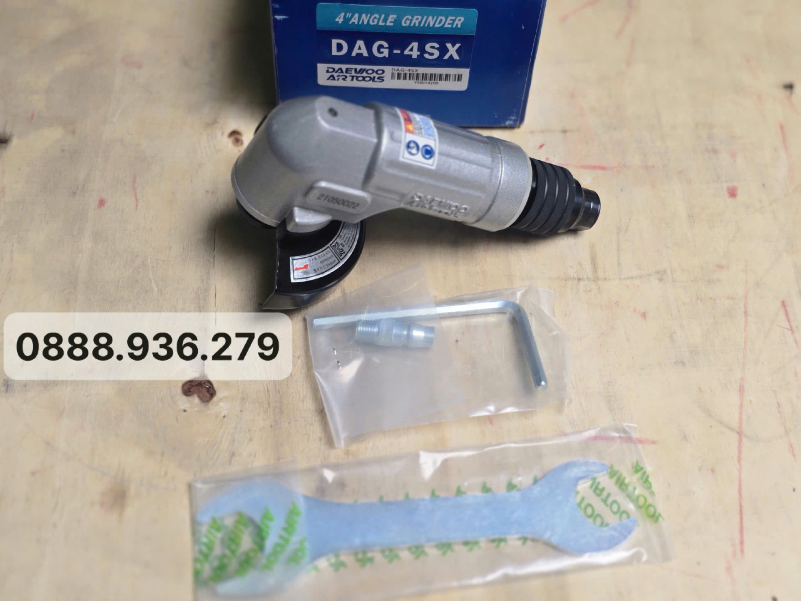 Máy mài góc khí nén Daewoo DAG-4SX-1 chính hãng Hàn Quốc