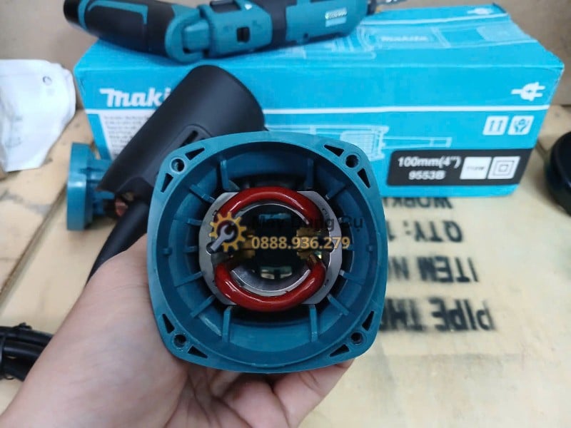 may mai goc makita 9553b stato va cuon day dong co